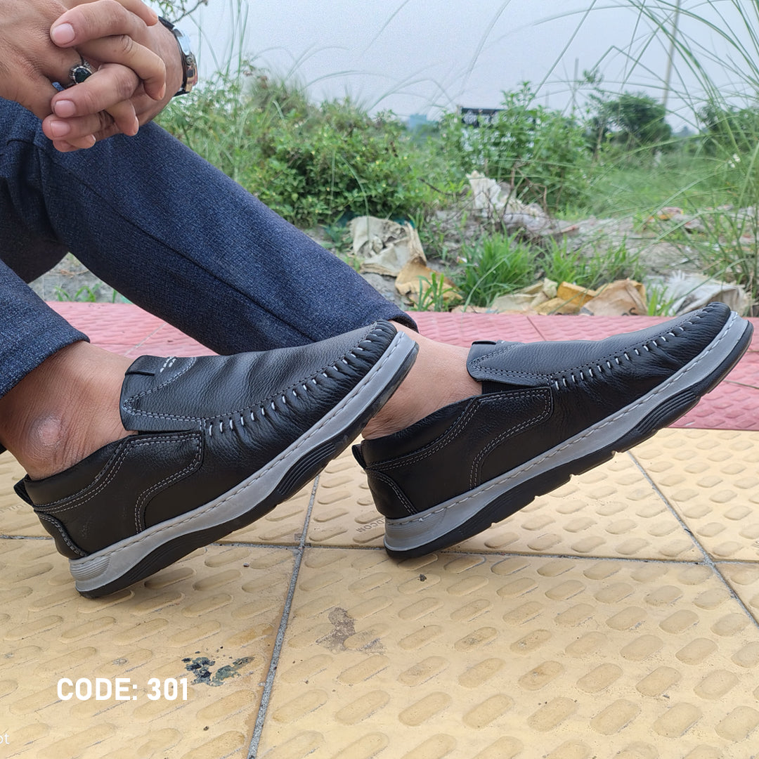 Casual Leather Loafer Shoes For Men- 301