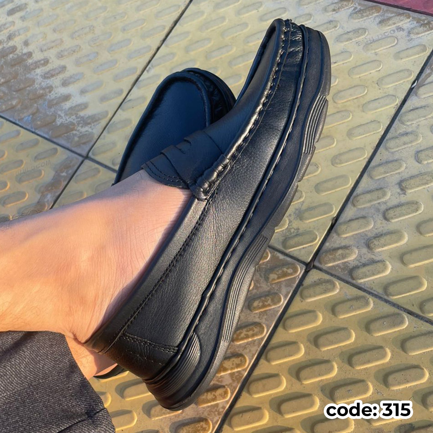 Genuine COW Leather Light Weight Casual Shoes -315