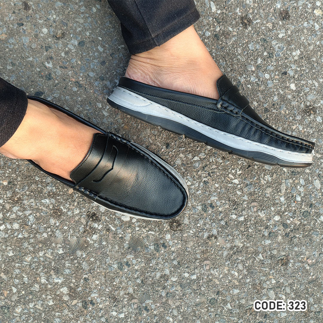 Genuine Leather Half Shoe For Men’s - 323