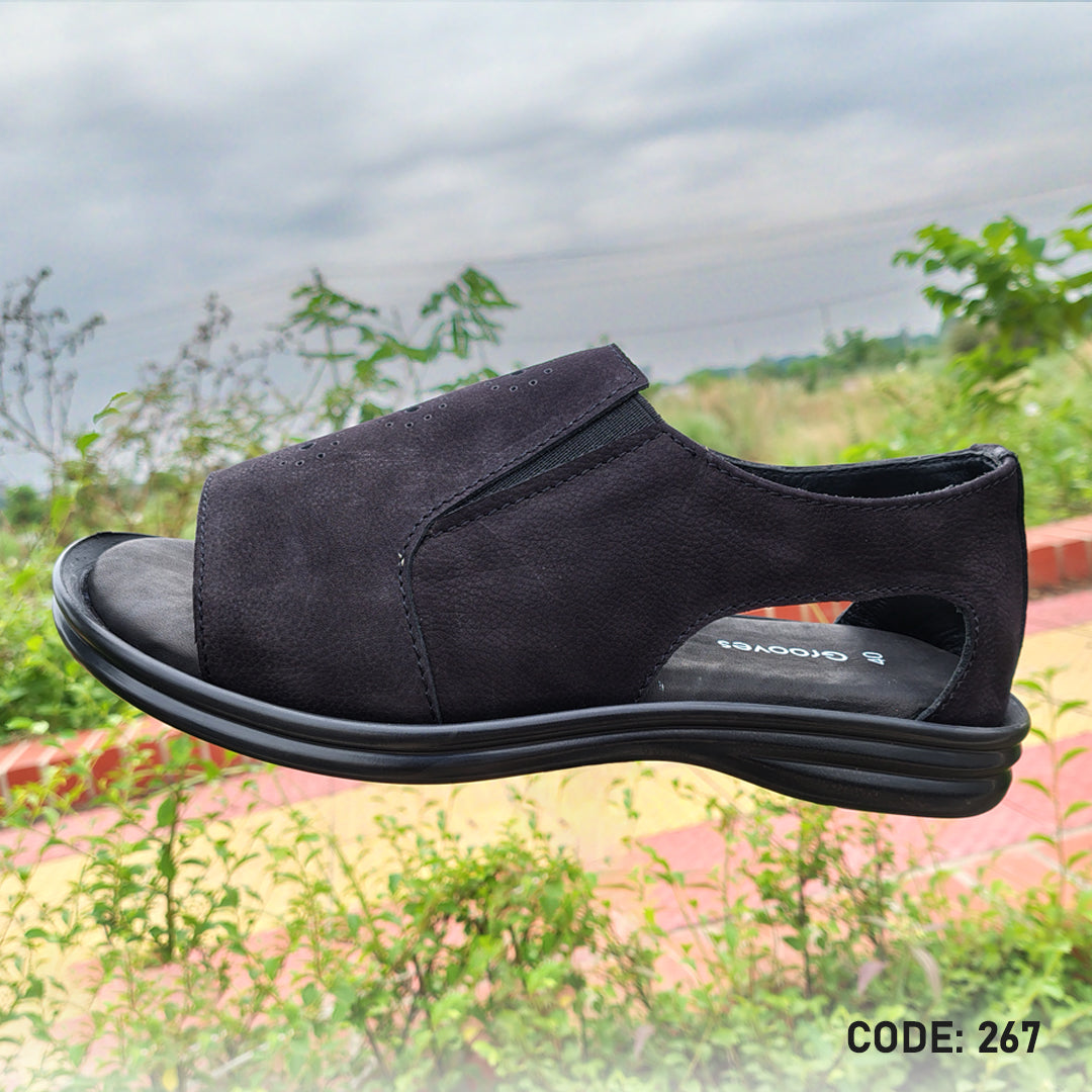 Genuine Cow Leather Casual Sandal for Men's- 267
