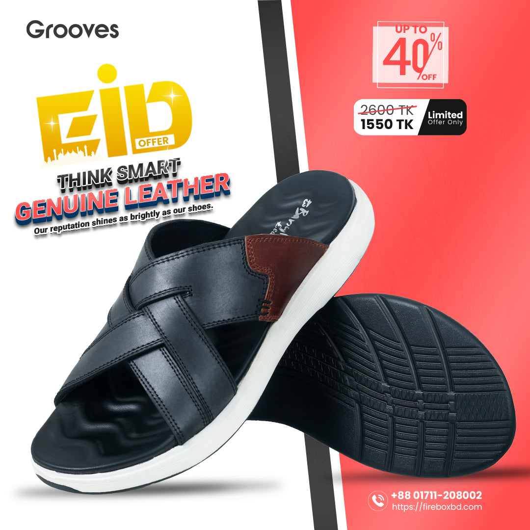 Genuine Leather Casual Sandal for Men's- 269