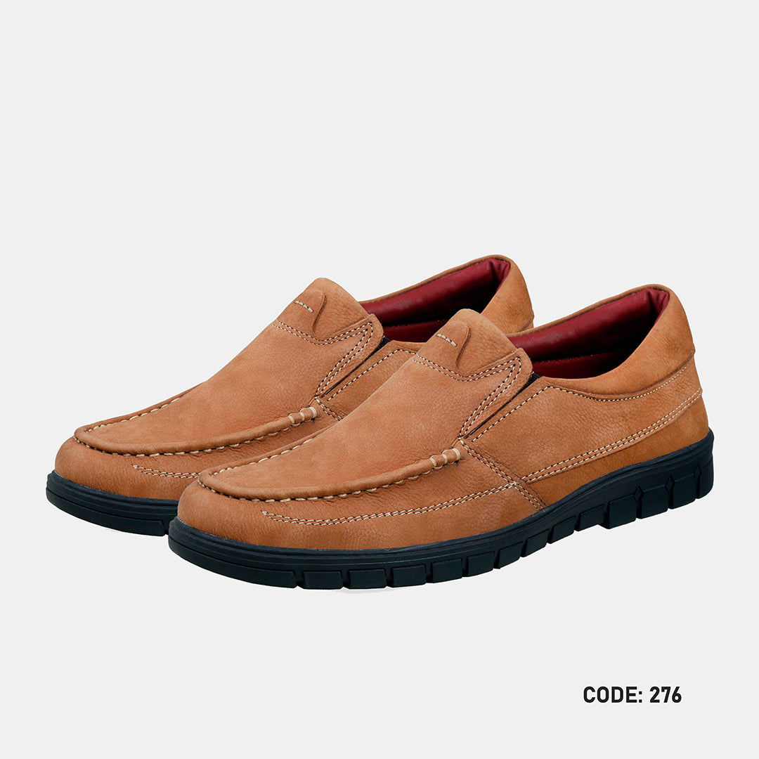 Nubuck Full Grain Touchy Ox Leather Casual Loafer-276