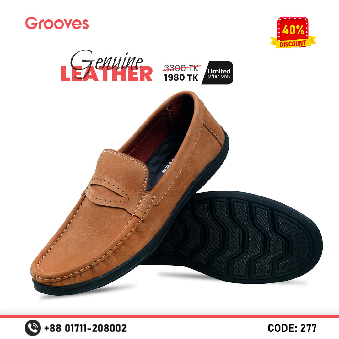 Genuine COW Leather True Moccasin/Loafer For Men -277