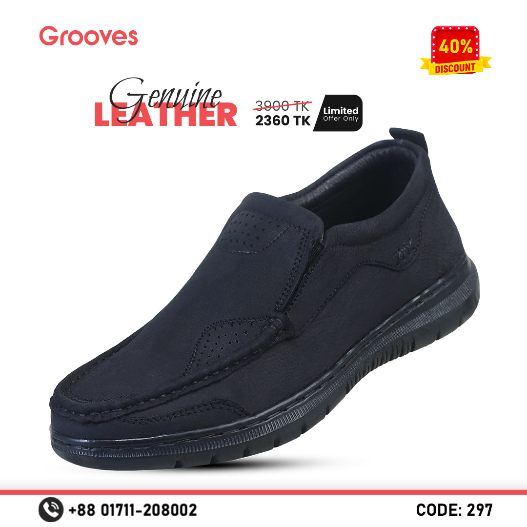 Nubuck Full Grain Touchy Ox Leather Casual Shoe-297