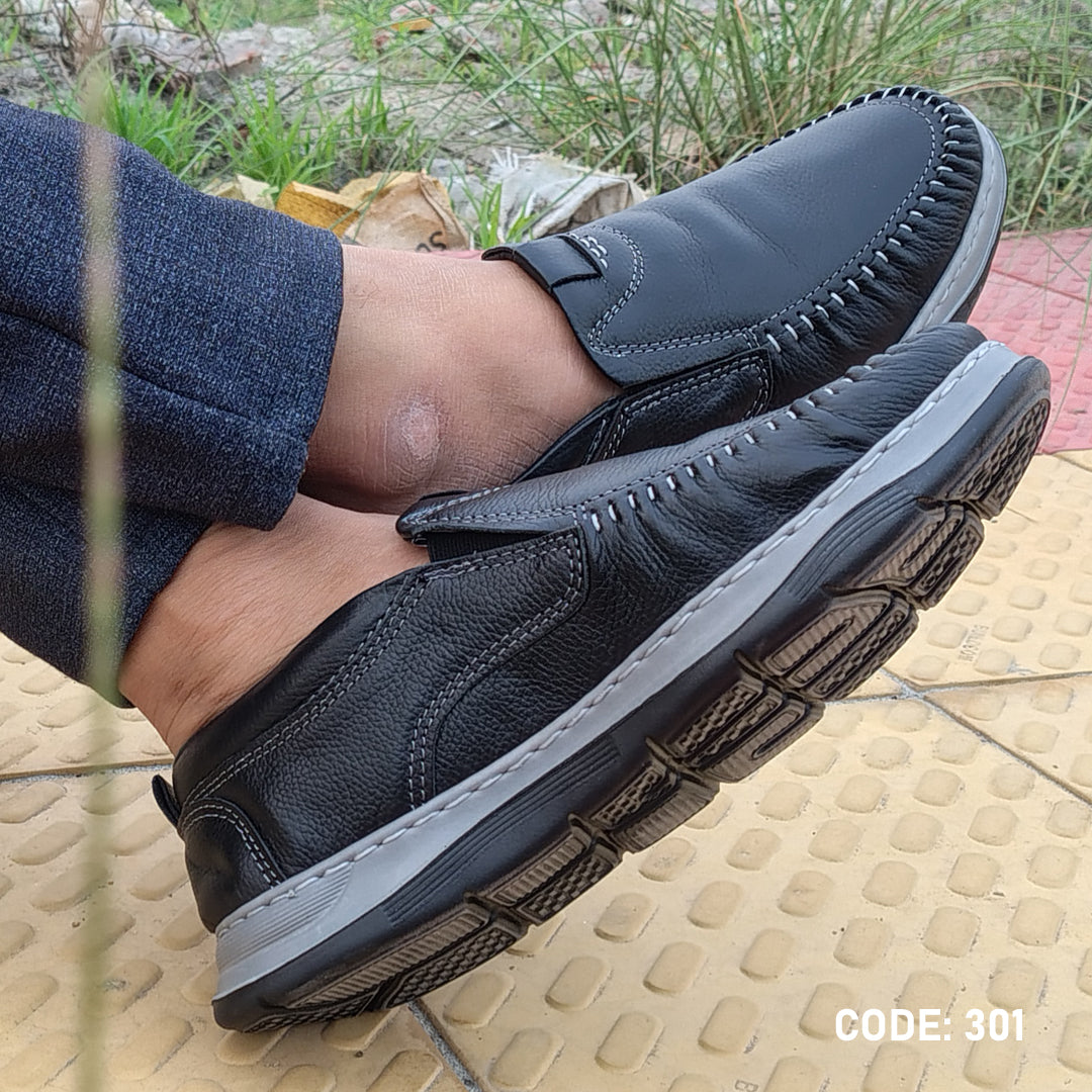 Casual Leather Loafer Shoes For Men- 301
