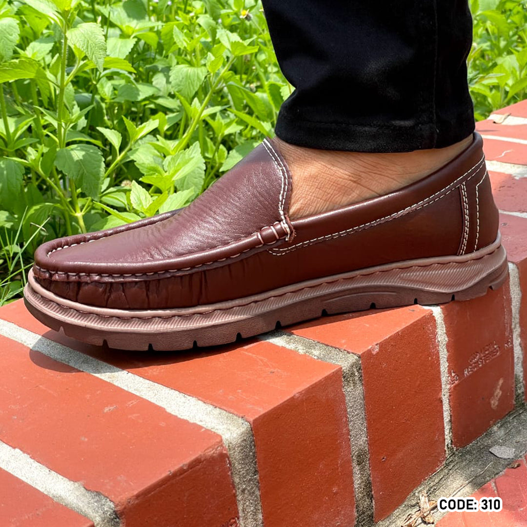 Genuine COW Leather Light Weight Casual Shoes - 310