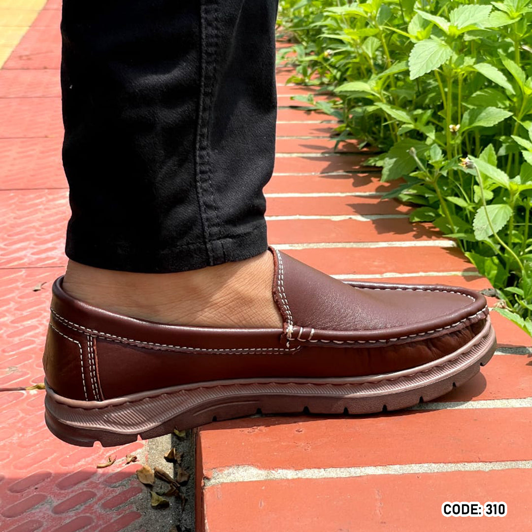 Genuine COW Leather Light Weight Casual Shoes - 310