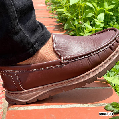 Genuine COW Leather Light Weight Casual Shoes - 310