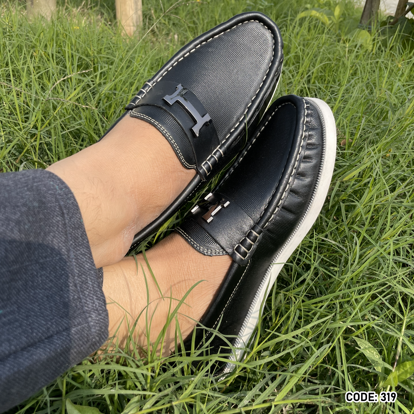 Genuine COW Leather  Casual Shoes For me -319