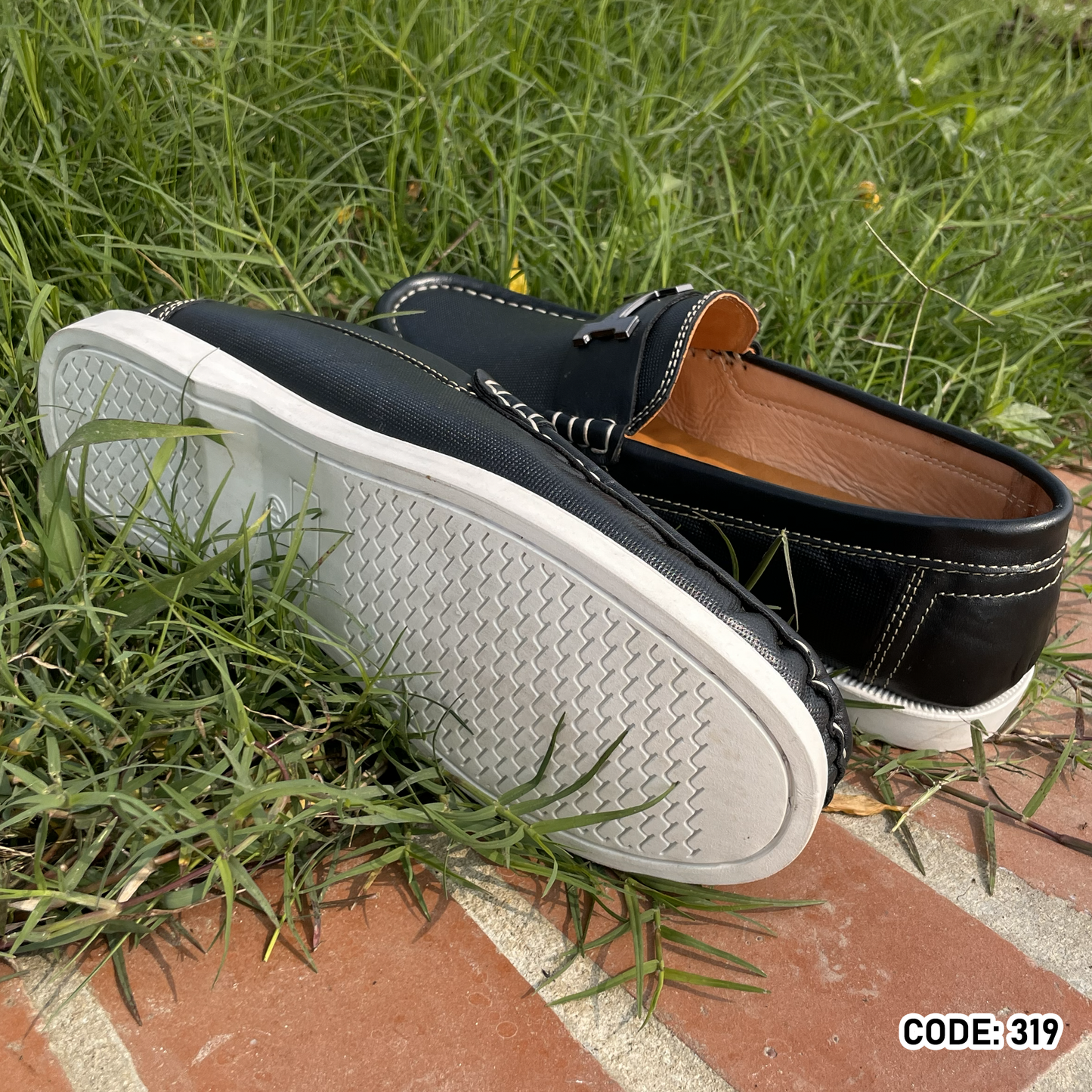 Genuine COW Leather  Casual Shoes For me -319
