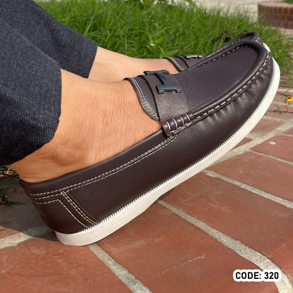 Genuine COW Leather  Casual Shoes For me -320