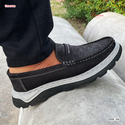 Genuine COW Leather Super Comfortable Casual Shoes -325