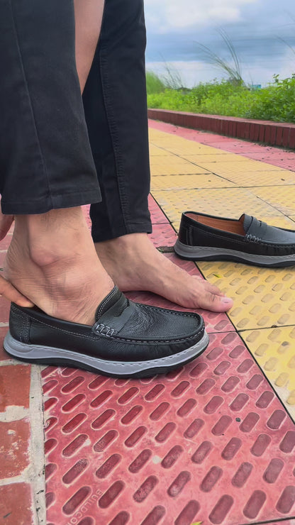 Genuine COW Leather Light Weight Casual Shoes -312