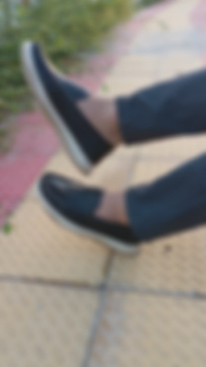 Genuine COW Leather Light Weight Casual Shoes - 309