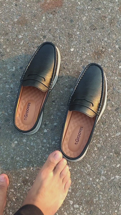 Genuine Leather Half shoe for men