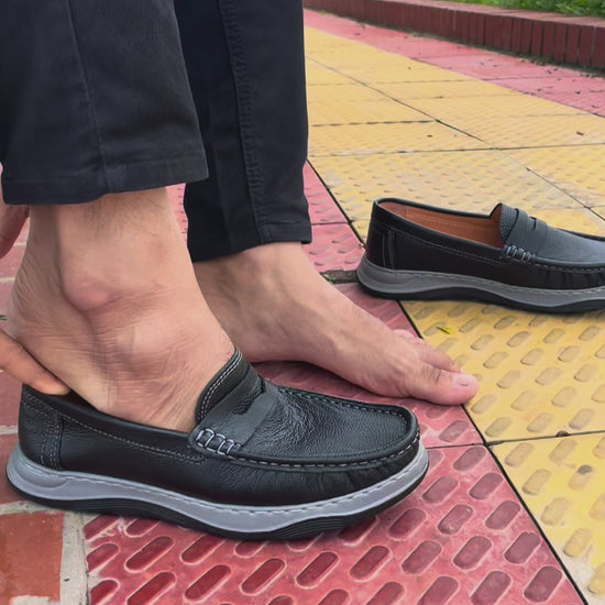 Leather Casual shoe for men-312